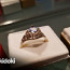 Loodusliku akvamariiniga sõrmus, valge kuld, 585 standart (foto #2)