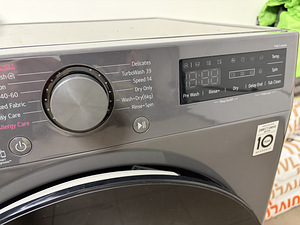 LG, 10 kg / 6 kg, sügavus 56,5 cm, 1400 p/min, must - Kuivat (4 foto / 6)