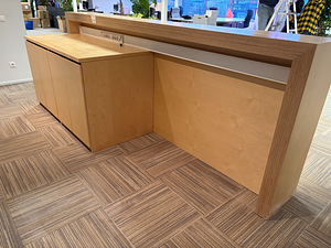 Vastuvõtulaud / reception desk LED-valgustusega (5 foto / 6)
