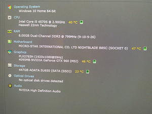 I5-4570S/B85I/8GB RAM/SSD 480GB/GTX 960 4GB/ITX (2 foto / 10)