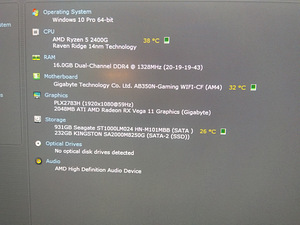 Ryzen 5 2400G/AB350N /16GB RAM/250GB SSD/1000GB HDD/ITX (10 foto / 10)