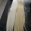 Blond Hobusesaba juuksepikendus pikkus 60 cm Värv: blond 102 (foto #5)
