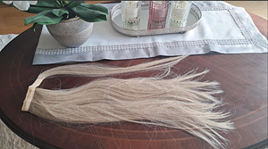 Hobusesaba juuksepikendus pikkus 60 cm (5 foto / 5)