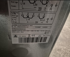Elektripliit Siemens (5 foto / 6)