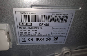 Pesukuivati Samsung DV80M50101W 8kg (7 foto / 8)