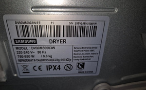 Pesukuivati Samsung DV90M50003W 9kg (5 foto / 5)