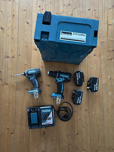 Makita akutrell dtd152 + ddf480 - 3x4,0ah 18v akut (1 foto / 2)