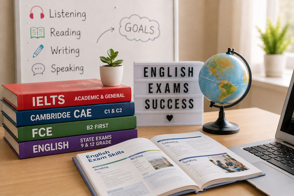 IELTS | FCE (B2) | CAE (C1/C2) | Grade 9-12 Exam Preparation