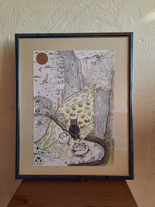 Graafika "Rahavesi" (feng shui) (2 foto / 3)