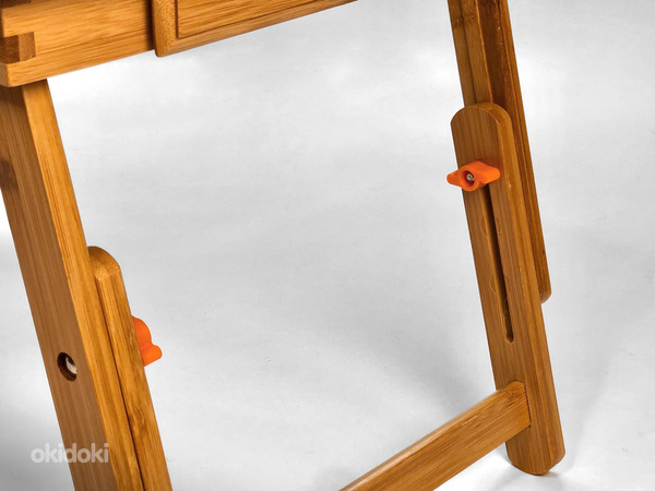 Бамбуковый складывающийся столик для ноутбука (фото #9)