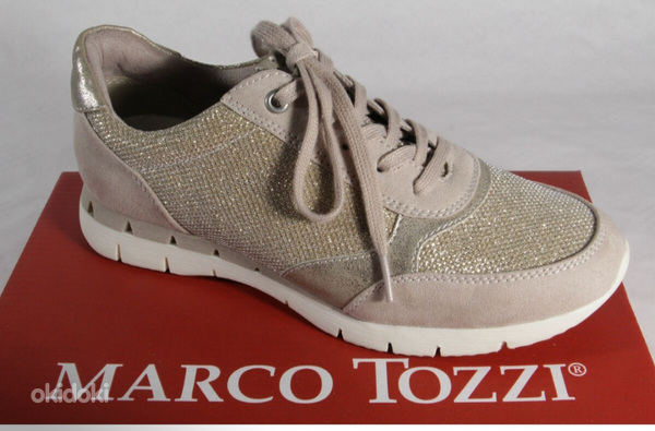 Marco Tozzi кожаные повседневные туфли/теннис № 38 (фото #1)