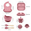Набор силиконовой посуды (розовый) (фото #2)