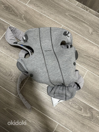 BABYBJÖRN Belly Bag Mini, светло-серый, 3D джерси (фото #3)