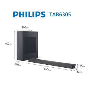 Philips TAB 6305 Soundbar + Wireless Subwoofer (2 foto / 7)