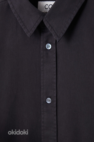Рубашка COS (черная) (фото #3)