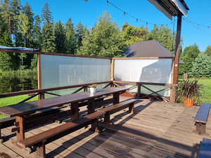 Izgatavojam caurspīdīgas sienas nojumēm, PVC tentus. (5 foto no 8)