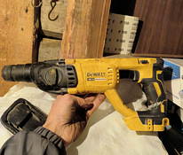 Перфоратор dewalt с переходником на аккумулятор макита