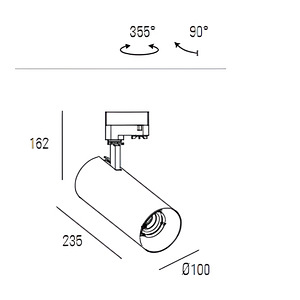 Müüa DALI LED mustad valgustid (2 foto / 3)