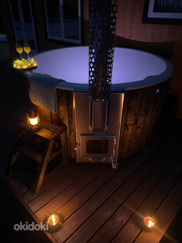 Новая гидромассажная ванна длиной 2 метра со светодиодной по (фото #5)
