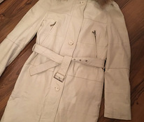 InspireRino&Pelle кожаная длинная куртка (пальто), размер 36