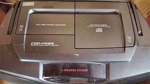 Cd stereo radio kassette recorder aiwa csd - fd89 (2 foto / 2)