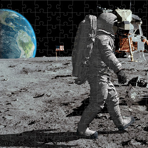3D helendav puzzle "Moonwalk"