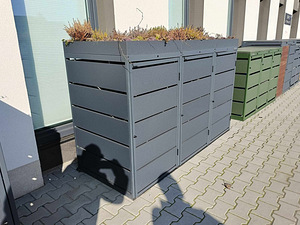 Prügikonteineri ümbris 120L, 140L ja 240L (8 foto / 10)