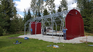 PVC kaarhall HALLIPARTNER 180m2 (7 foto / 10)