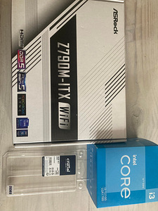 ASROCK Z790M LGA1700 WIFI DDR5 + i3 12100 +16GB DDR5 + Garan (1 foto / 2)
