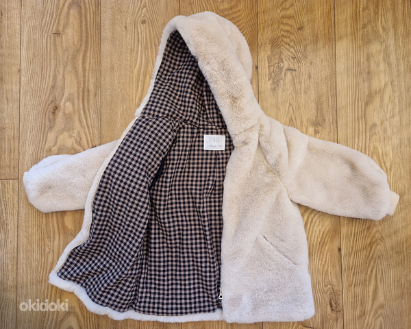 Пальто из искусственного меха Zara для девочки (фото #2)