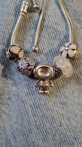 Pandora bracelet with charms (2 foto / 3)