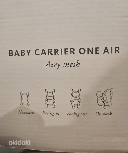 Рюкзак-переноска Babybjörn One Air, цвет антрацит (фото #6)