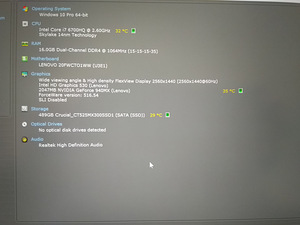 Lenovo T460P i7-6700HQ/16GB/512GB SSD/14"/GEFORCE 940MX/dokk (3 foto / 10)