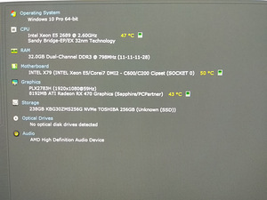 Xeon E5 2689/X79/32GB/SSD 256GB/Radeon RX 470 8GB (3 foto / 10)