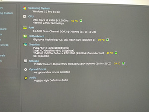 I5-4590/H81M/16GB RAM/SSD 250GB/RTX 2060 6GB (2 foto / 10)