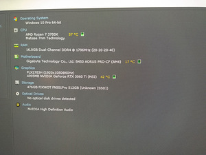 Ryzen 7 3700X/B450/16GB RAM/SSD 512GB/RTX 3060TI 8GB (2 foto / 10)
