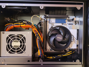 Ryzen 5 3400G/B350I/8G RAM/SSD 256G/HDD 500G/GTX 1050Ti 4G (7 foto / 10)