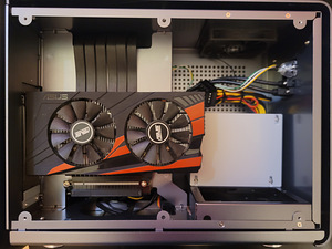 Ryzen 5 3400G/B350I/8G RAM/SSD 256G/HDD 500G/GTX 1050Ti 4G (9 foto / 10)
