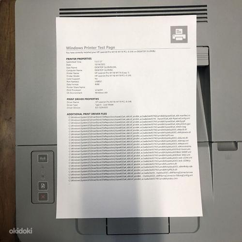 WiFi HP printer LaserJet Pro M118DW (foto #3)