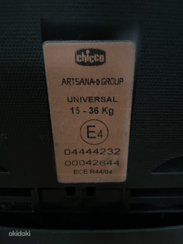 Автокресло chicco 15 36 Автокресло chicco 15 36
