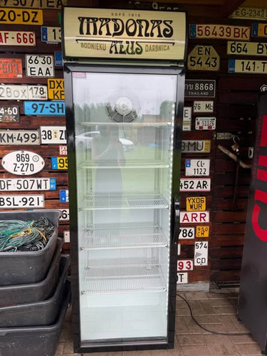 M: Frigoglass Klaasuksega Külmkapp