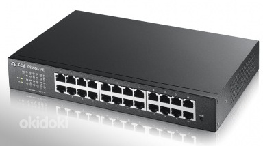 24-port GbE Smart Managed Switch 10/100/1000 GS1900-24E (фото #1)
