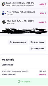 Arvuti / PC / Компьютер / RTX 4060TI 16GB / Ryzen 5 7600X (2 foto / 8)
