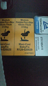 Maxi Cosi+isofix alus (3 foto / 3)