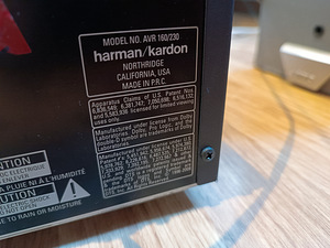 HarmanKardon.7.1 avr160/230 (3 foto / 4)
