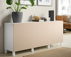 IKEA BJÖRKÖVIKEN дверь из березового шпона 60x64 см 3ШТ (3 фото из 3)