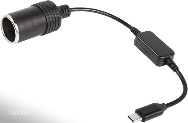 CERRXIAN 1 USB-C штекер на 12 В на прикуриватель
