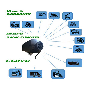 Автономний повітряний дизельний опалювач Clove D2000/D4000 (3 фото з 4)