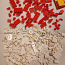 Красные/белые блоки Lego Friends (фото #1)