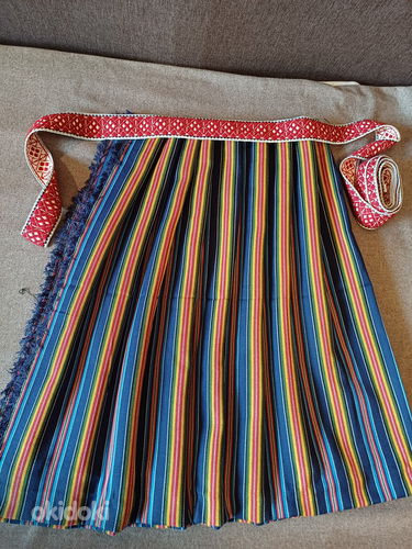 Эстонская народная юбка длиной 35-65см. (фото #3)